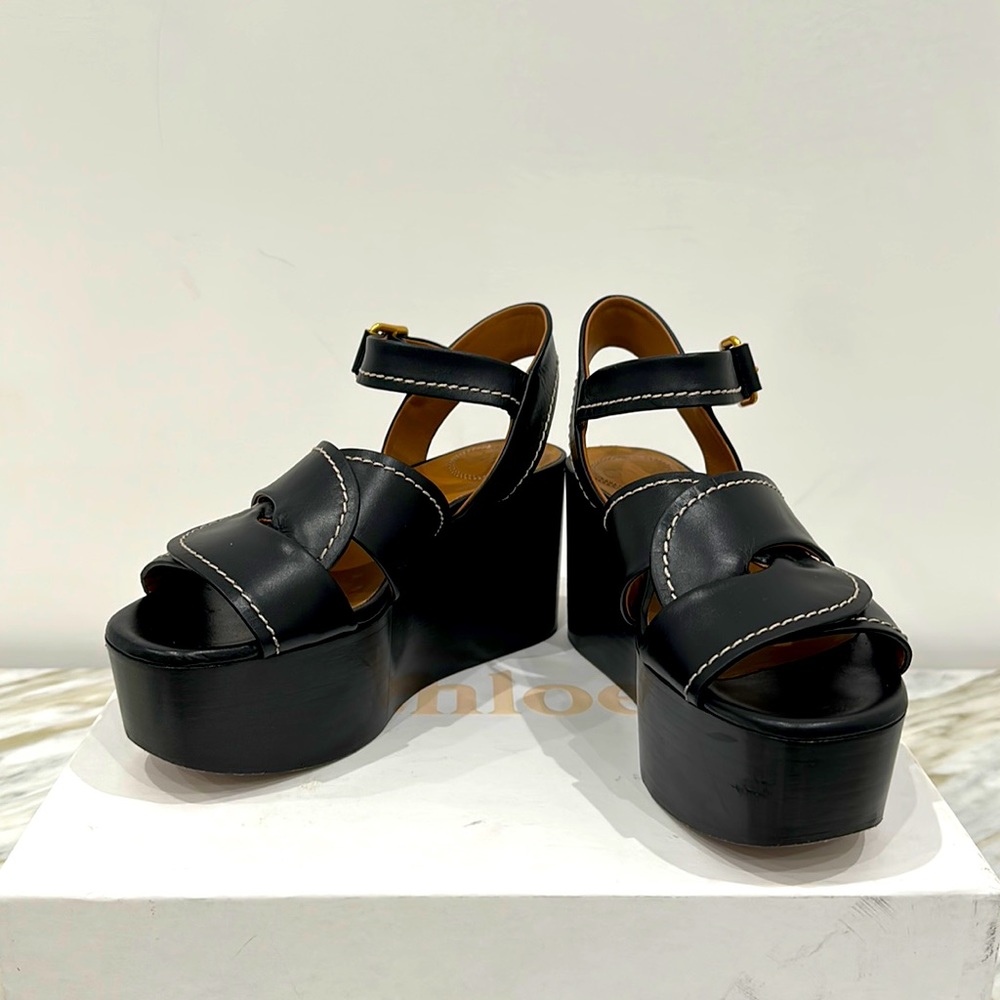 CHLOE ADIGE PEPE CORVETTE BLACK 35 1/2 5.5